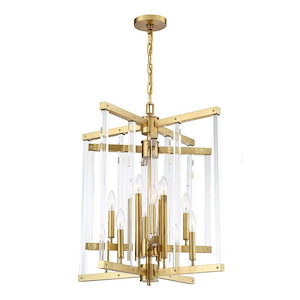 Regent - 12 Light Chandelier In Contemporary Style-27 Inches Tall and 24 Inches Wide