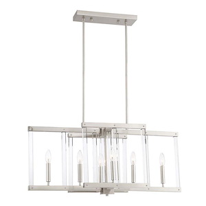 Regent - 6 Light Chandelier In Contemporary Style-16 Inches Tall and 14 Inches Wide