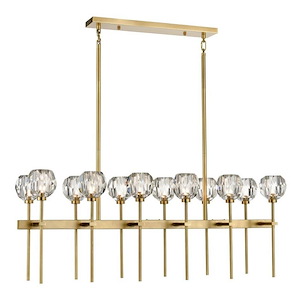 Parisian - 12 Light Chandelier In Contemporary Style-18.25 Inches Tall and 15.25 Inches Wide - 1308825