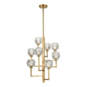 Parisian - 8 Light Chandelier In Contemporary Style-27.75 Inches Tall and 20 Inches Wide - 1308827