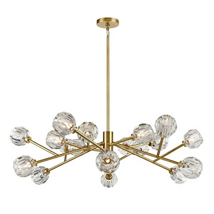 Parisian - 18 Light Chandelier In Contemporary Style-13 Inches Tall and 48.5 Inches Wide - 1308829