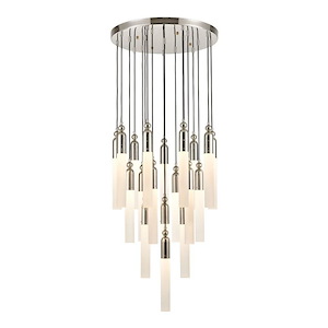 Fusion - 19 Light Chandelier In Contemporary Style-19 Inches Tall and 25.63 Inches Wide