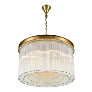 Lumineer - 15 Light Chandelier In Contemporary Style-23.5 Inches Tall and 30 Inches Wide