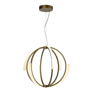 Moonlight - 58W 6 LED Chandelier In Contemporary Style-22.5 Inches Tall and 26 Inches Wide