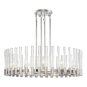 Julian - 12 Light Chandelier In Contemporary Style-9.88 Inches Tall and 32 Inches Wide