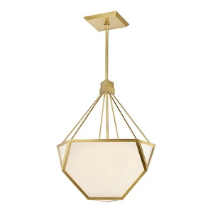 MoonBow - 3 Light Chandelier In Contemporary Style-24.75 Inches Tall and 18 Inches Wide