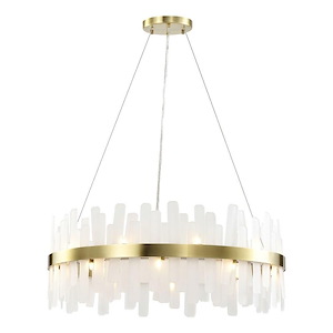 Torrent - 20 Light Chandelier In Contemporary Style-12.25 Inches Tall and 32 Inches Wide