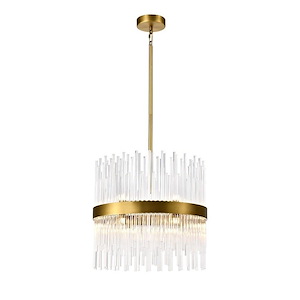 Citadel - 12 Light Chandelier In Contemporary Style-16.75 Inches Tall and 18 Inches Wide - 1308903