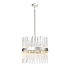 Citadel - 12 Light Chandelier In Contemporary Style-16.75 Inches Tall and 18 Inches Wide - 1298124