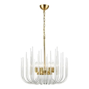 Astoria - 8 Light Chandelier In Contemporary Style-24 Inches Tall and 23.63 Inches Wide - 1298127