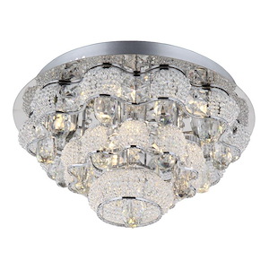 Imperial - 18W LED Flush Mount In Contemporary Style-10.25 Inches Tall and 15.75 Inches Wide