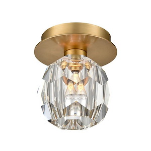 Parisian - 1 Light Flush Mount In Contemporary Style-5.75 Inches Tall and 5.5 Inches Wide - 1308921