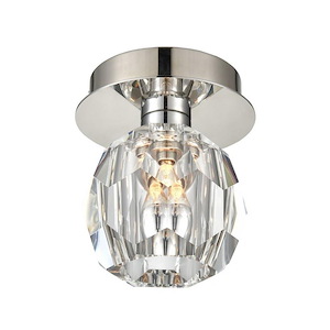 Parisian - 1 Light Flush Mount In Contemporary Style-5.75 Inches Tall and 5.5 Inches Wide - 1298138