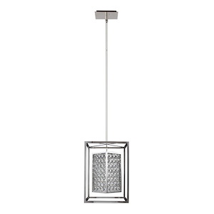 Struttura - 1 Light Mini Pendant In Contemporary Style-11 Inches Tall and 7.5 Inches Wide