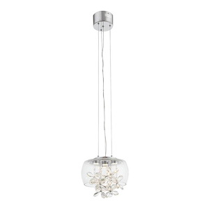 Destiny - 12W 4 LED Mini Pendant In Contemporary Style-15 Inches Tall and 11 Inches Wide