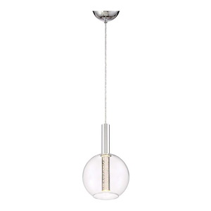 Empire - 5W 1 LED Mini Pendant In Contemporary Style-11.25 Inches Tall and 7 Inches Wide