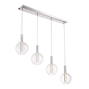 Empire - 20W 4 LED Mini Pendant In Contemporary Style-11.25 Inches Tall and 7 Inches Wide