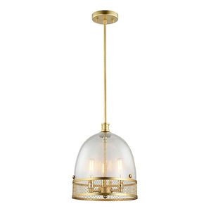 Theia - 3 Light Pendant-11.75 Inches Tall and 11 Inches Wide