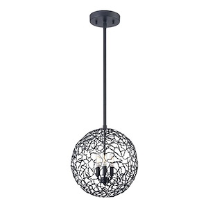 Helios - 1 Light Pendant-10.75 Inches Tall and 9.75 Inches Wide