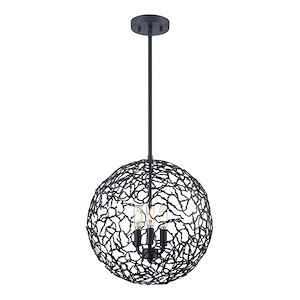 Helios - 3 Light Pendant-14.75 Inches Tall and 13.75 Inches Wide