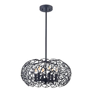 Helios - 6 Light Pendant-8.75 Inches Tall and 18 Inches Wide