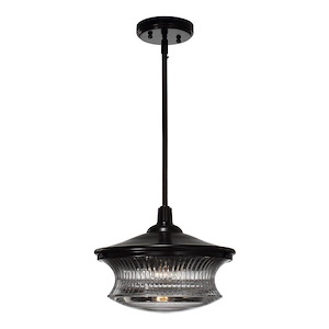 Magister - 1 Light Pendant-9.25 Inches Tall and 11.75 Inches Wide