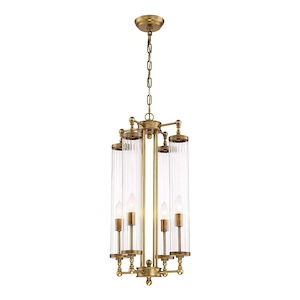 Regis - 4 Light Pendant In Contemporary Style-28.63 Inches Tall and 14.17 Inches Wide - 1308962