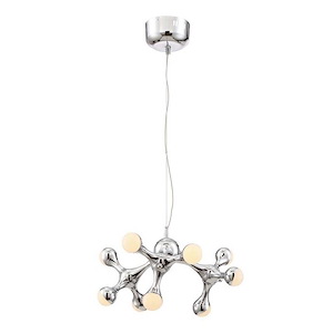 Molecule - 20W 9 LED Pendant In Contemporary Style-11.8 Inches Tall and 19.7 Inches Wide - 1298165