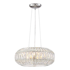 Lunar - 5 Light Pendant In Contemporary Style-7.25 Inches Tall and 12 Inches Wide