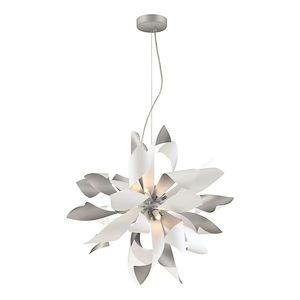 Blossom - 6 Light Pendant In Contemporary Style-16 Inches Tall and 16 Inches Wide