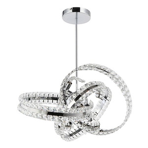 Knot - 6 Light Pendant In Contemporary Style-11 Inches Tall and 21.6 Inches Wide