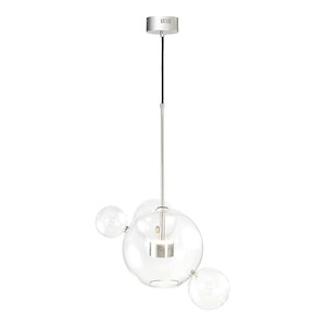 Sattelite - 6W 2 LED Pendant In Contemporary Style-29.5 Inches Tall and 22 Inches Wide