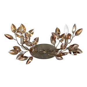 Misthaven - 2 Light Wall Sconce-10.675 Inches Tall and 18.13 Inches Wide