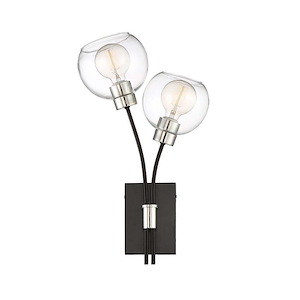 Pierre - 2 Light Wall Sconce In Contemporary Style-20.5 Inches Tall and 12 Inches Wide - 1309003