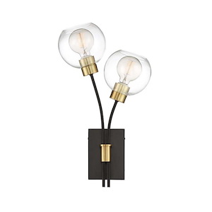 Pierre - 2 Light Wall Sconce In Contemporary Style-20.5 Inches Tall and 12 Inches Wide