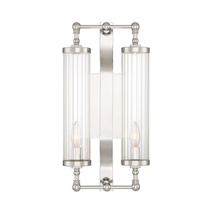 Regis - 2 Light Wall Sconce In Contemporary Style-19.63 Inches Tall and 10 Inches Wide