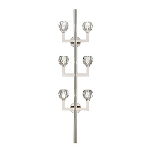 Parisian - 6 Light Wall Sconce In Contemporary Style-60 Inches Tall and 16 Inches Wide - 1298199