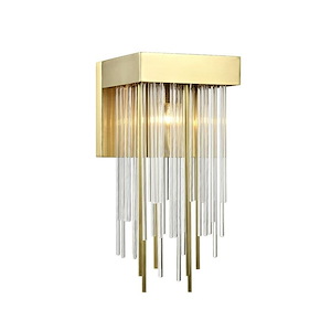 Waterfall - 1 Light Wall Sconce In Contemporary Style-14 Inches Tall and 6 Inches Wide