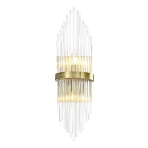Citadel - 2 Light Wall Sconce In Contemporary Style-24 Inches Tall and 7 Inches Wide
