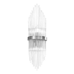 Citadel - 2 Light Wall Sconce In Contemporary Style-24 Inches Tall and 7 Inches Wide - 1298204