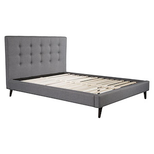 Modernity - Queen Bed In Mid-Century Modern Style-47.2 Inches Tall and 67.7 Inches Wide