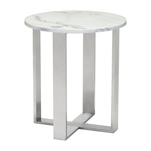 Atlas - End Table In Modern Style-20.5 Inches Tall and 18.1 Inches Wide