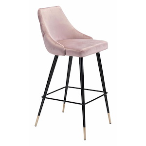 Piccolo - Bar Chair In Modern Style-40.6 Inches Tall and 18.5 Inches Wide