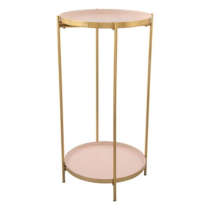 Jenna - Side Table In Modern Style-24.2 Inches Tall and 12.7 Inches Wide