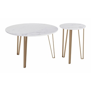 Caen - Accent Table Set In Modern Style-16.5 Inches Tall and 31.5 Inches Wide