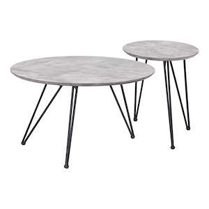 Kerris - Coffee Table In Modern Style-16.9 Inches Tall and 31.5 Inches Wide