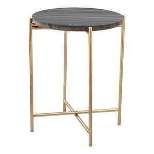 David - Side Table In Modern Style-22 Inches Tall and 17.7 Inches Wide