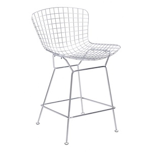 Wire - Counter Chair Set In Mid-Century Modern Style-35.8 Inches Tall and 21.3 Inches Wide