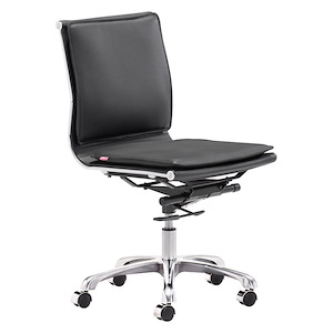 Lider Plus - Armless Office Chair In Modern Style-32.7 Inches Tall and 23 Inches Wide - 1117415