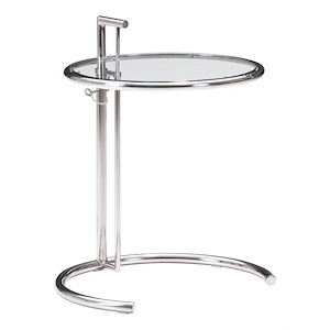 Eileen Gray - Side Table In Modern Style-26 Inches Tall and 23.6 Inches Wide